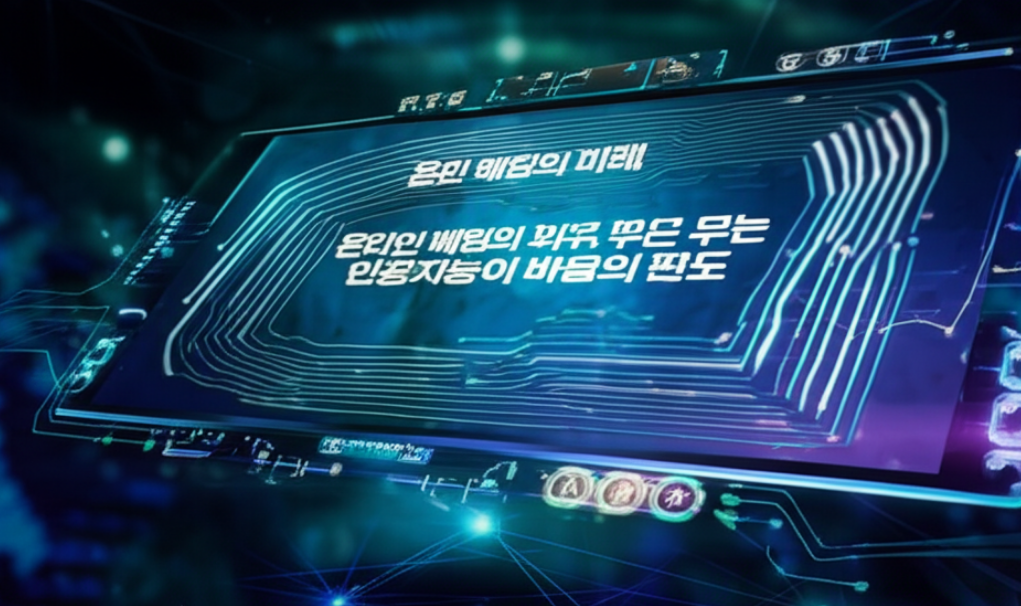 온라인 베팅의 미래, 인공지능이 바꾸는 게임의 판도